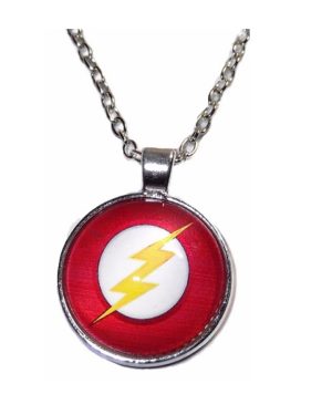 collier cabochon logo - The Flash