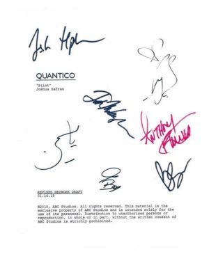 Le script du pilot de Quantico - Vendeurenseries.fr
